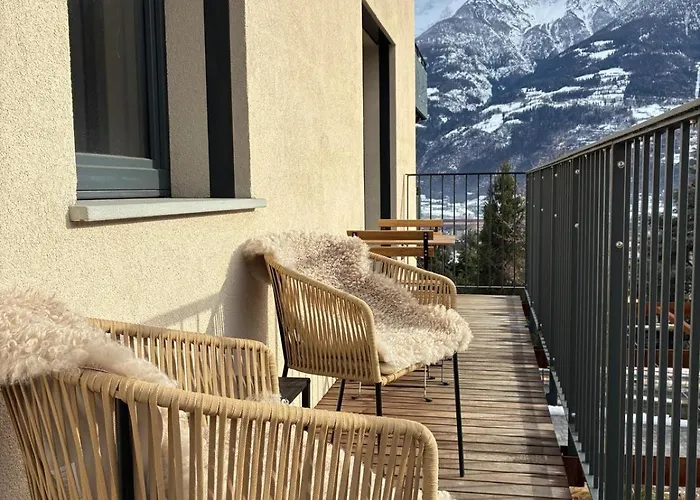 아파트 Balcone Panoramico, Comfort Moderno, Quiete Alpina *